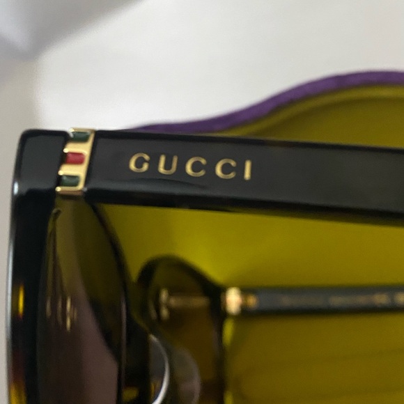 New Gucci Sunglasses GG0461SA-002 Women's Sunglasses Brown Havana Tortoise - Picture 2 of 7